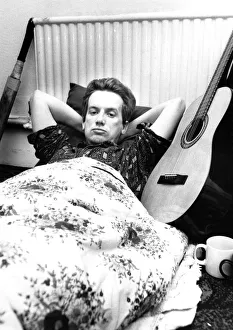 Injury Prints: Alternative comedian Frank Skinner confined to his bedroom floor in his Harborne home
