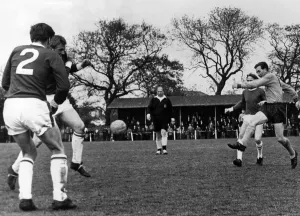 Alvechurch captain Hayden scores his sides second goal. 8th May 1966