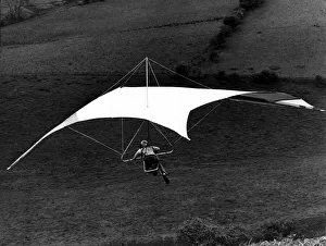00352 Prints: Alvin Russell, from Shropshire, chairman of the Long Mynd Flying Club