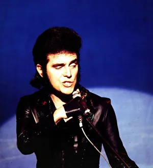 Alvin Stardust - Pop Star seen here in rehearsals at the Coventry studios of Top