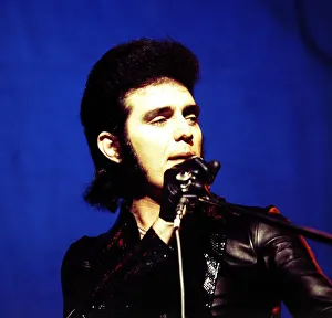 Alvin Stardust - Pop Star seen here in rehearsals at the Coventry studios of Top