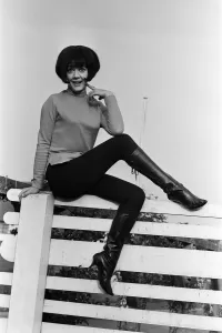 01049 Prints: Amanda Barrie rehearsing at ATV studios, Elstree. She is currently recording a new series
