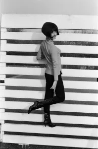 01049 Prints: Amanda Barrie rehearsing at ATV studios, Elstree. She is currently recording a new series