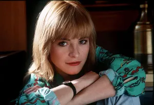 Amanda Donohoe actress who starred in film Castaway with Oliver Reed circa 1988