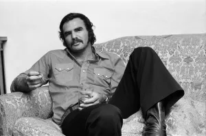 01064 Prints: American actor Burt Reynolds at the Dorchester Hotel London. 6th July 1973