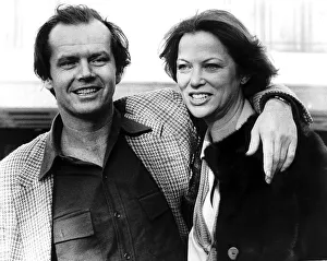 American Actor, Jack Nicholson and actress Louise Fletcher in London to promote their