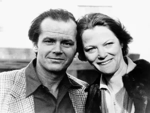 American Actor, Jack Nicholson and actress Louise Fletcher in London to promote their