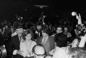 American actor John Travolta 1978 and American actress Marilu Henner