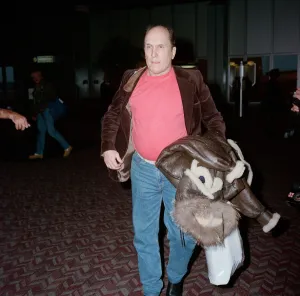 01024 Prints: American actor Robert Duvall leaving Heathrow Airport for New York on Concorde