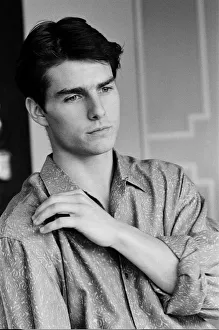 American actor Tom Cruise answers questions during an interview in his hotel suite on a