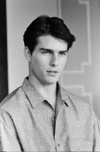 American actor Tom Cruise answers questions during an interview in his hotel suite on a