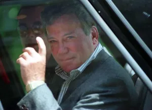 American actor William Shatner of Star Trek during his visit to Glasgow June 1997