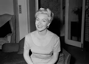 American actress Lana Turner at a London hotel for an interview with Mirror writer Donald