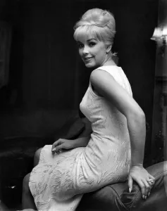 American Actress Stella Stevens in London for her starring role in a film comedy