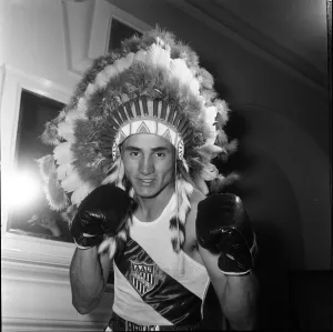 American boxer Jimmy Caldwell who is in London for the Amateur boxing match between