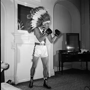 American boxer Jimmy Caldwell who is in London for the Amateur boxing match between