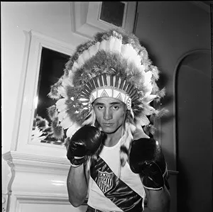 American boxer Jimmy Caldwell who is in London for the Amateur boxing match between
