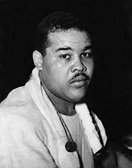 Moustaches Prints: American boxer Joe Louis, former heavweight champion of the world