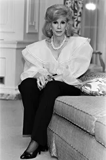 Images Dated 18th November 1983: American Comedian Joan Rivers, 18th November 1983