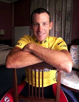 Images Dated 29th July 1999: American cyclist Lance Armstrong winner of the Tour De France