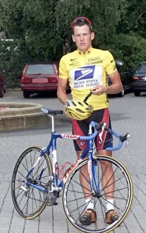 Images Dated 29th July 1999: American cyclist Lance Armstrong winner of the Tour De France