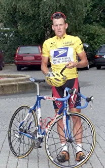 American cyclist Lance Armstrong winner of the Tour De France