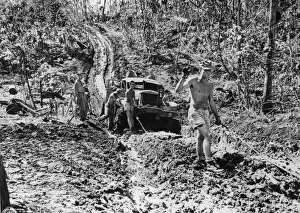 Lorry Prints: American forces which successfully drove the Japanese from New Georgia Island