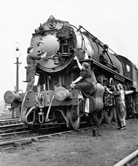 00095 Prints: An American locomotive, one of the first batch to arrive in the United Kingdom for many