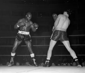 American middleweight boxer Rubin Hurricane Carter of New Jersey, USA