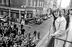 American pop idol David Cassidy arrived through the back door of Radio Luxembourg while