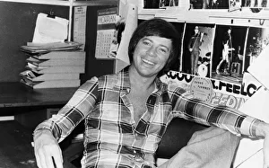 Tartan Prints: American pop singer Bobby Goldsboro before appearing on television to sing his hit