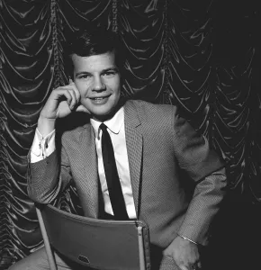 American Pop Singer Bobby Vee photographed on a visit to London
