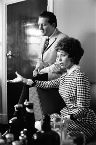American rock and roll singer Jerry Lee Lewis with his third wife Myra who he married