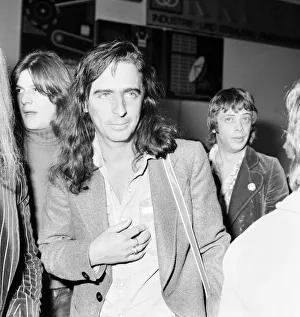 American rock singer Alice Cooper arrives in London ahead of his tour