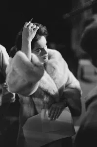 American singer Connie Francis pictured during rehearsals at the ATV television studios