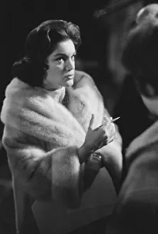 American singer Connie Francis pictured during rehearsals at the ATV television studios