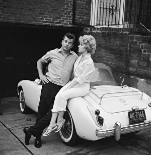 American singer Conway Twitty pictured with his girlfriend Jo Ann Campbell