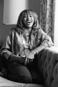 American singer Tina Turner in London at the start of her European tour. 12th March 1979