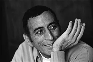 01055 Prints: American singer Tony Bennett at the Hilton Hotel. 10th March 1968