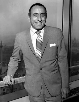Eyes To Camera Prints: American singer Tony Bennett, whose records consistently sell well this side of
