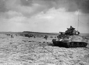 American troops training in Britain before the invasion of Europe 1944 WW2