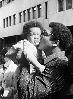 American former world champion heavyweight boxer Muhammad Ali