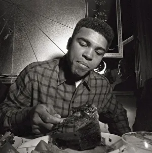 American world champion heavyweight boxer Muhammad Ali (formerly Cassius Clay