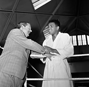 Robe Prints: American world champion heavyweight boxer Muhammad Ali (formerly Cassius Clay