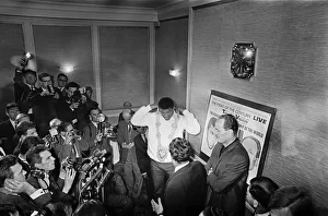 American world champion heavyweight boxer Muhammad Ali (formerly Cassius Clay