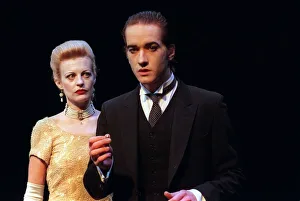 ANASTASIA HILLE & MATTHEW MCFADDEN IN A SCENE FROM THE PLAY THE DUCHESS OF MALFI JANUARY