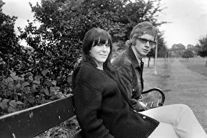 Andrew Loog Oldham, Manager of The Rolling Stones, and his wife Sheila shortly after