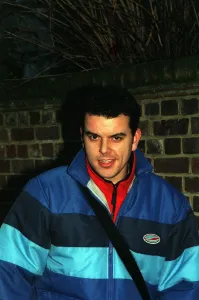 Andrew Lynford Actor December 98 Eastenders Actor walking down street