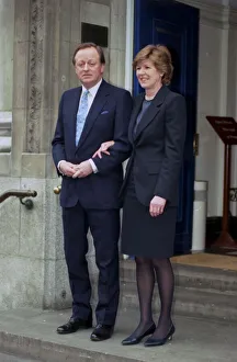 Andrew Parker Bowles & Rosemary Pitmans wedding at Chelsea Registrars Office