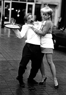 Andrew Sachs in his role as waiter Manuel from the television comedy series Fawlty Towers